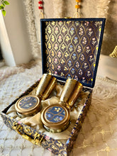 Load image into Gallery viewer, Peacock Brass Box
