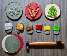 Load image into Gallery viewer, DIY KIT - Set of three ( Christmas Tree, Snowflakes, Reindeer)