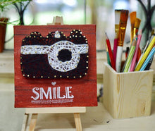Load image into Gallery viewer, DIY Kit- String Art Camera