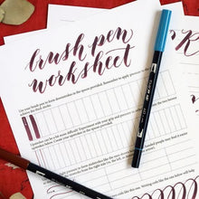 Load image into Gallery viewer, Brush Pen Calligraphy - 30th August - 3pm to 5pm - MUMBAI ONLY