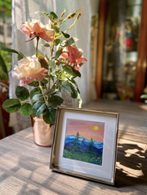 Load image into Gallery viewer, Sunrise Painting in Premium Imported  Mirror Steel Frame From Germany