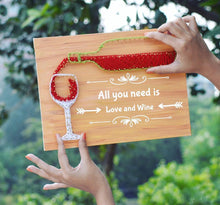 Load image into Gallery viewer, DIY Kit- Wine String Art