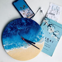 Load image into Gallery viewer, Resin Art Clock