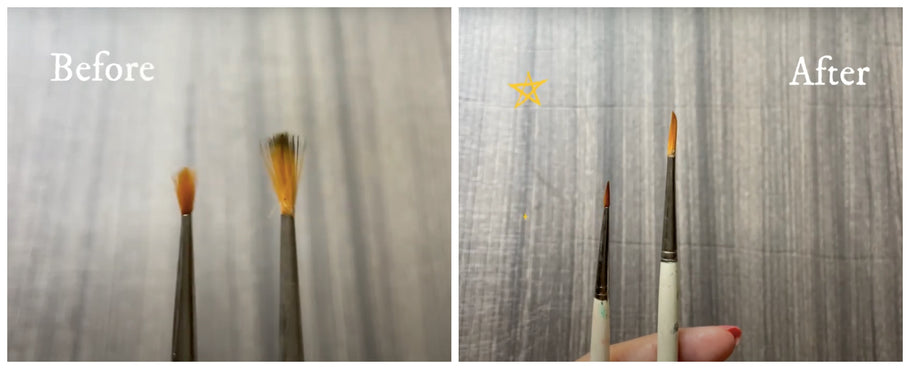 Art Hack - How to fix a damage paint brush