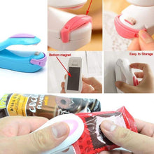 Load image into Gallery viewer, Portable mini sealing machine battery operated