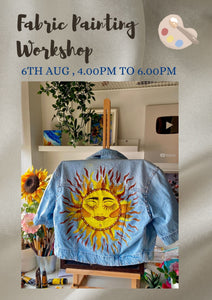 Online Fabric Painting Workshop - 6th August