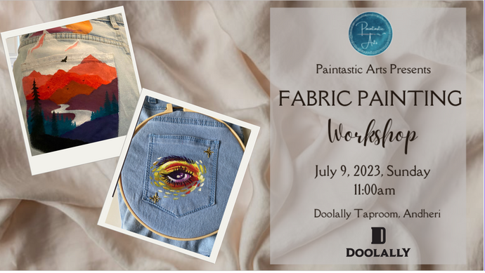 Fabric Painting Workshop - 9th July - 11.00am to 2.00pm