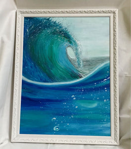 Thalassophile : The Ocean Wave Oil Painting