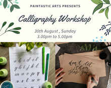 Load image into Gallery viewer, Brush Pen Calligraphy - 30th August - 3pm to 5pm - MUMBAI ONLY